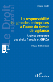 E-book, La responsabilité des grandes entreprises à l'aune du devoir de vigilance : Analyse comparée des droits français et OHADA, L'Harmattan