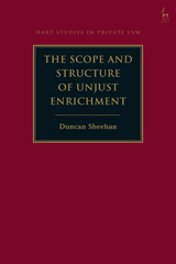 eBook, The Scope and Structure of Unjust Enrichment, Hart Publishing