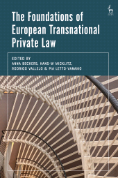 E-book, The Foundations of European Transnational Private Law, Hart Publishing