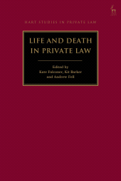 E-book, Life and Death in Private Law, Hart Publishing