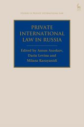 eBook, Private International Law in Russia, Hart Publishing