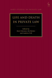 eBook, Life and Death in Private Law, Hart Publishing