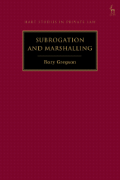 eBook, Subrogation and Marshalling, Hart Publishing