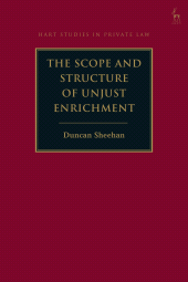 eBook, The Scope and Structure of Unjust Enrichment, Hart Publishing