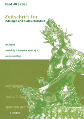 E-book, Zeitschrift für Indologie und Südasienstudien : Band 40 (2023), Helmut Buske Verlag