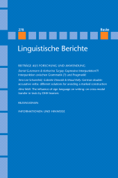 E-book, Linguistische Berichte Heft 278, Helmut Buske Verlag