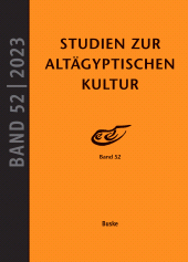 E-book, Studien zur Altägyptischen Kultur Band 52, Helmut Buske Verlag