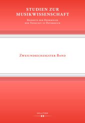 m, Studien zur Musikwissenschaft - Beihefte der Denkmäler der Tonkunst in Österreich : Musical Practice in the Long Nineteenth Century : Unknown Ego-Documents from Central Europe, Hollitzer