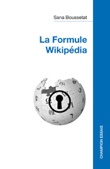 E-book, La Formule Wikipédia, Boussetat, Sana, Honoré Champion