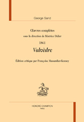 E-book, Œuvres complètes. 1861. Valvèdre : Édition critique, Sand, George, Honoré Champion