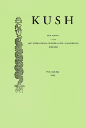 E-book, Proceedings of the 14th International Conference for Nubian Studies : Revue KUSH, 20, ISD
