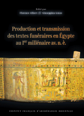 E-book, Production et transmission des textes funeraires en Egypte au Ier millenaire av, n, e,, ISD