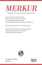 m, MERKUR 5/2024, Jg.78 : Nr. 900, Heft 05, Mai 2024, Klett-Cotta