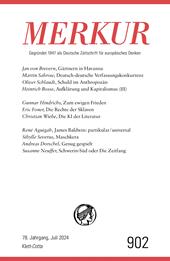 m, MERKUR 7/2024, Jg.78 : Nr. 902, Heft 07, Juli 2024, Klett-Cotta