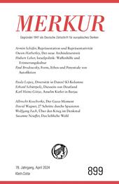E-book, MERKUR 4/2024, Jg.78 : Nr. 899, Heft 04, April 2024, Klett-Cotta
