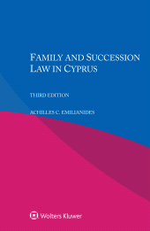 E-book, Family and Succession Law in Cyprus, Emilianides, Achilles C., Wolters Kluwer