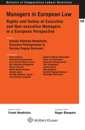 E-book, Managers in European Law : Rights and Duties of Executive and Non-executive Managers in a European Perspective, Wolters Kluwer