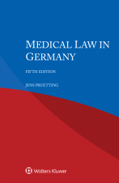 eBook, Medical Law in Germany, Wolters Kluwer