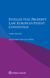 E-book, Intellectual Property Law : European Patent Convention, Kluwer Law International