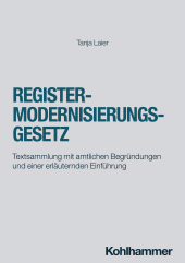 eBook, Registermodernisierungsgesetz : Textsammlung mit amtlichen Begründungen und einer erläuternden Einführung, Kohlhammer Verlag