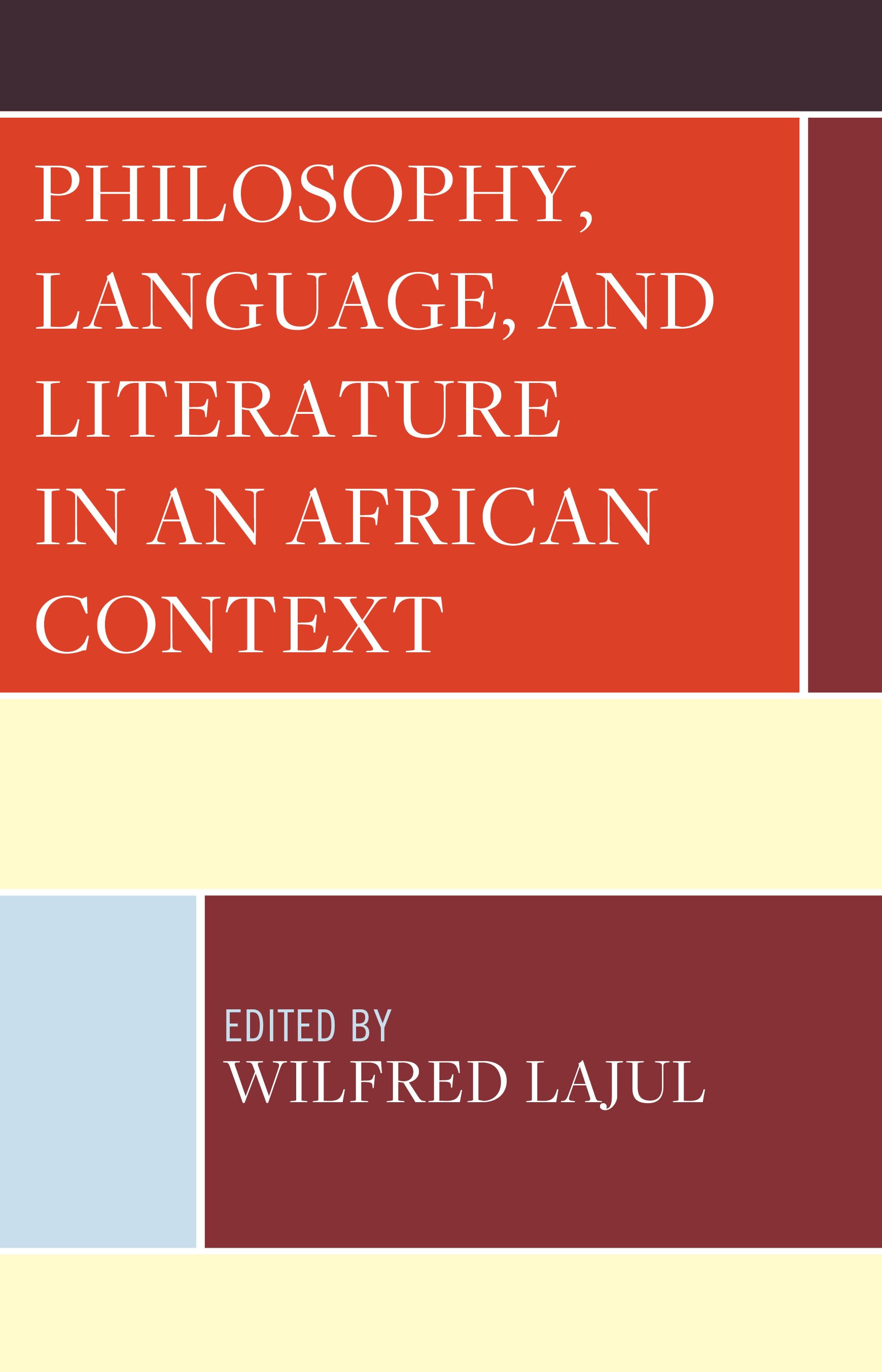 E-book, Philosophy, Language, and Literature in an African Context, Lexington Books