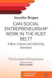E-book, Can Social Entrepreneurship Work in the Rust Belt? : A Mom, a Dream, and a Declining Downtown, Lived Places Publishing