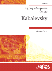 E-book, 24 pequeñas piezas, Op. 39 : Grados 1 y 2. Piano, Melos Ediciones Musicales