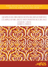 E-book, Ejemplos de ornamentación del renacimiento, Melos Ediciones Musicales