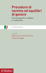 eBook, Procedure di nomina ed equilibri di genere : una prospettiva italiana e comparata, Il mulino