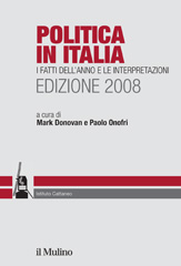 E-book, Politica in Italia : i fatti dell'anno e le interpretazioni : edizione 2008, Il mulino