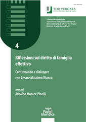 E-book, Riflessioni sul diritto di famiglia effettivo : continuando a dialogare con Cesare Massimo Bianca, Pacini giuridica