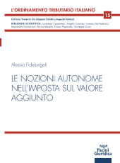 eBook, Le nozioni autonome nell'imposta sul valore aggiunto, Pacini Editore
