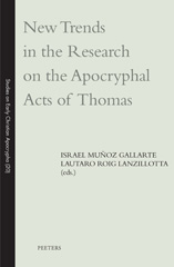eBook, New Trends in the Research on the Apocryphal Acts of Thomas, Peeters Publishers