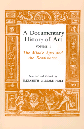 E-book, A Documentary History of Art : The Middle Ages and the Renaissance, Princeton University Press