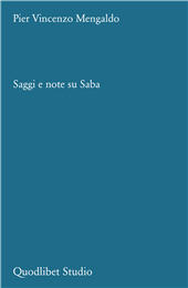 m, Saggi e note su Saba, Quodlibet
