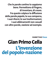 E-book, L'invenzione del popolo-nazione, Rubbettino