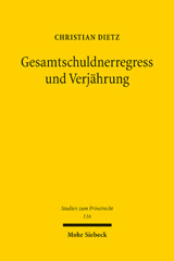 E-book, Gesamtschuldnerregress und Verjährung, Mohr Siebeck
