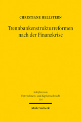 eBook, Trennbankenstrukturreformen nach der Finanzkrise, Hellstern, Christiane, Mohr Siebeck