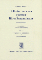 eBook, Collectorium circa quattuor libros Sententiarium, Mohr Siebeck