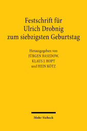 E-book, Festschrift für Ulrich Drobnig zum siebzigsten Geburtstag, Mohr Siebeck