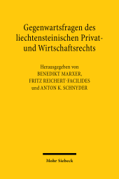 E-book, Gegenwartsfragen des liechtensteinischen Privat- und Wirtschaftsrechts, Mohr Siebeck