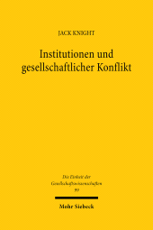 E-book, Institutionen und gesellschaftlicher Konflikt, Mohr Siebeck