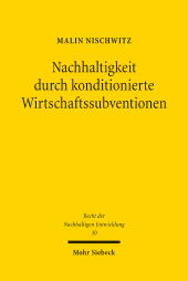 E-book, Nachhaltigkeit durch konditionierte Wirtschaftssubventionen, Mohr Siebeck