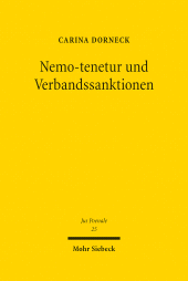 E-book, Nemo-tenetur und Verbandssanktionen, Mohr Siebeck