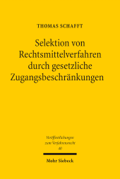 E-book, Selektion von Rechtsmittelverfahren durch gesetzliche Zugangsbeschränkungen, Mohr Siebeck