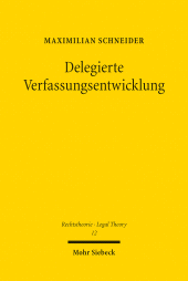 eBook, Delegierte Verfassungsentwicklung : Eine Studie über das Verhältnis von Entstehungs- und Geltungszeit in der Verfassungsanwendung unter besonderer Berücksichtigung der jüngeren US-amerikanischen Methodendebatte, Mohr Siebeck