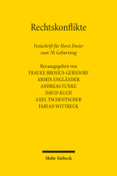 eBook, Rechtskonflikte : Festschrift für Horst Dreier zum 70. Geburtstag, Mohr Siebeck