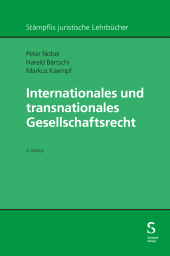 m, Internationales und transnationales Gesellschaftsrecht, Stämpfli Verlag