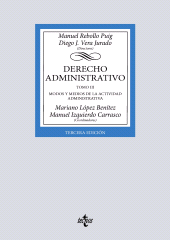 E-book, Derecho Administrativo : Tomo III. Modos y medios de la actividad administrativa, Tecnos