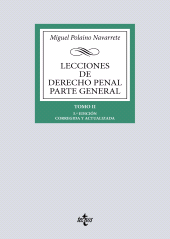 E-book, Lecciones de Derecho Penal Parte general : Tomo II, Tecnos